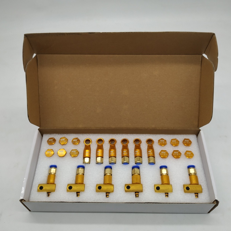 {G12-1 Professional Common Rail Injector Back Leak Return Oil Connector Kit for Diesel Testing}