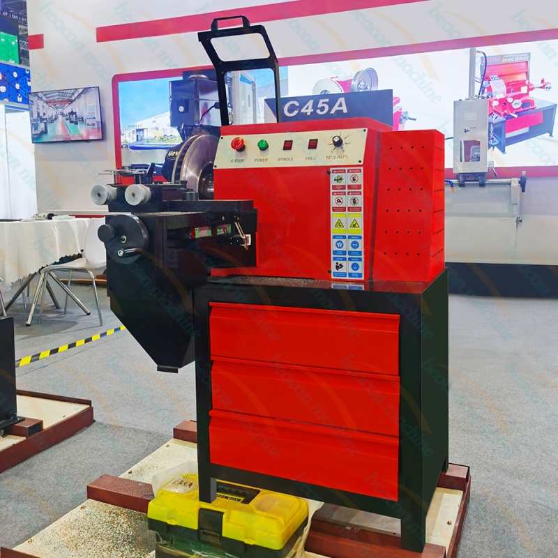 {C45A High Precision Brake Disc Lathe with Double-Sided Simultaneous Turning}