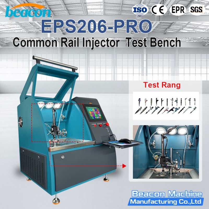 {EPS206-PRO Professional Common Rail Injector Test Bench for Solenoid and Piezo Injectors}