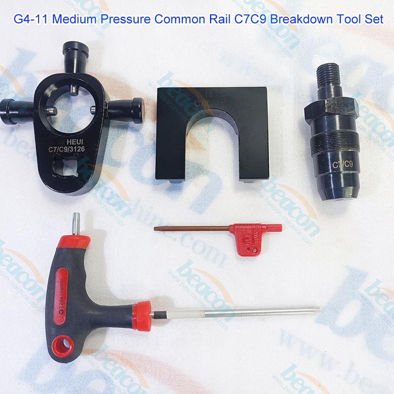 {Caterpillar CAT C7 C9 HEUI Injector Dismantling Tool Set Repair Kit G4-11}