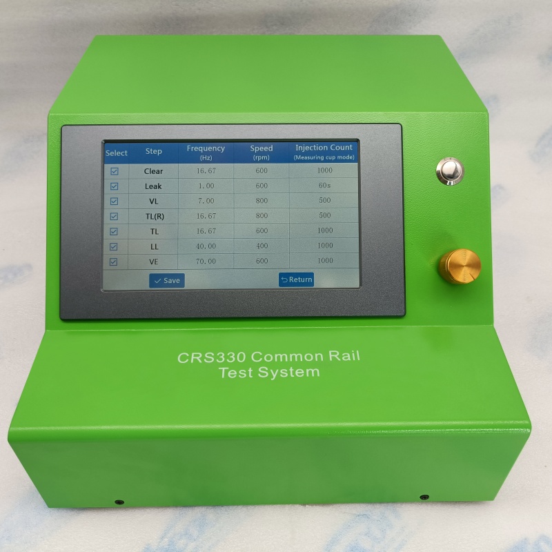 {CRS330 Common Rail System Tester for 6-Channel Injectors and Pump Diagnostics}
