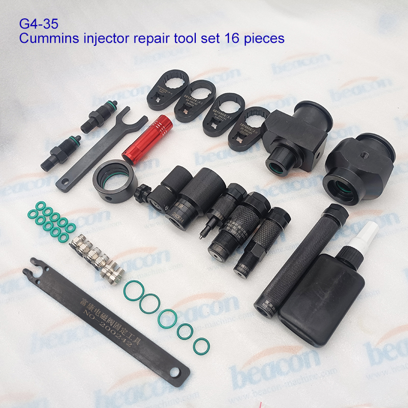 {G4-35 Cummins Common Rail Injector Repair Tool Set 16 Pieces}