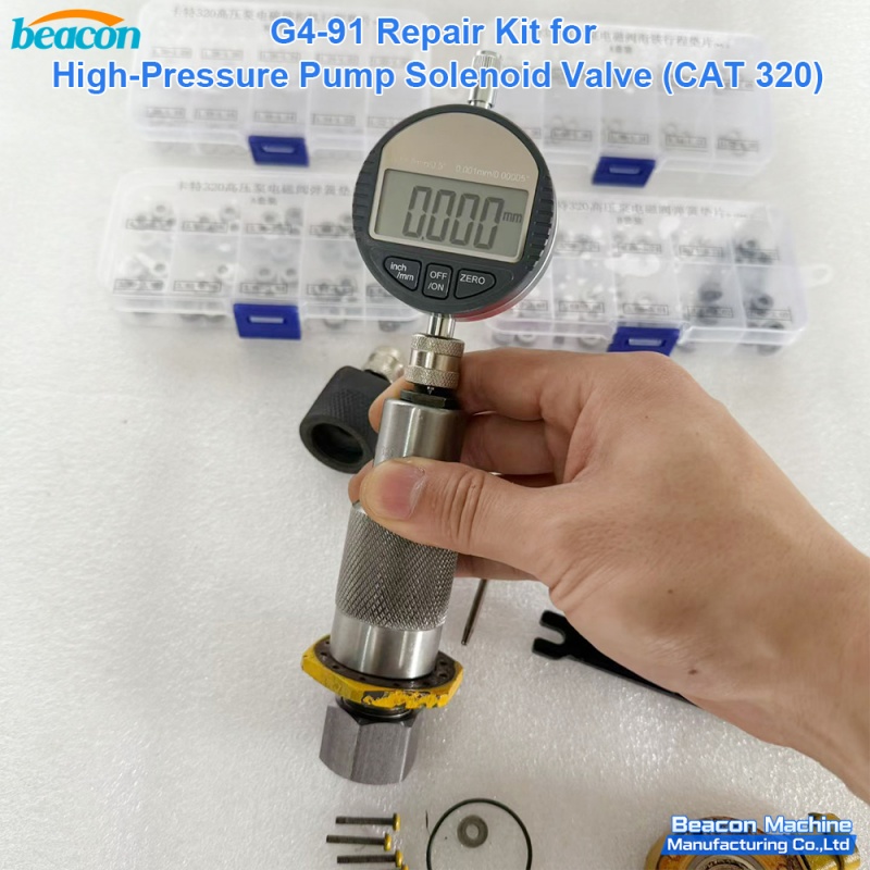 {G4-91 Caterpillar CAT 320D High Pressure Pump Solenoid Valve Repair Kit}