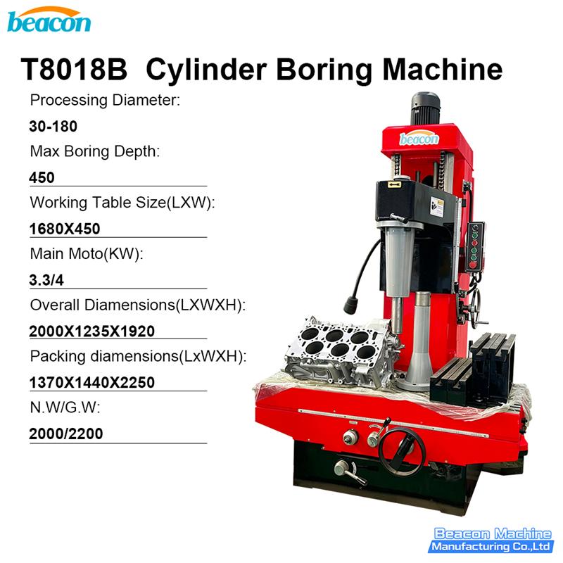 {T8018B Portable Cylinder Boring Machine for Engine Rebuilding}