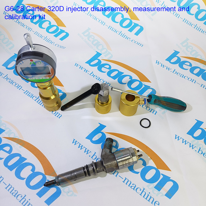 {G6-28 Caterpillar CAT 320D Excavator Injector Disassembly Stroke Measuring and Calibration Tool Kit}