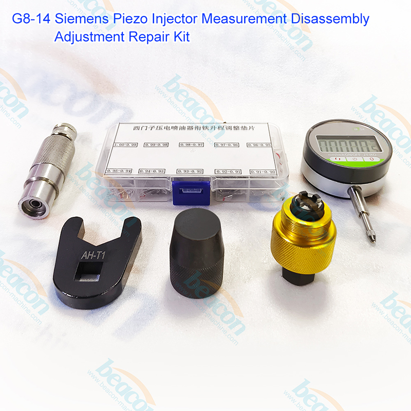 {G8-14 Siemens VDO Piezo Common Rail Injector Measuring Dismantling Repair Tool Kit}