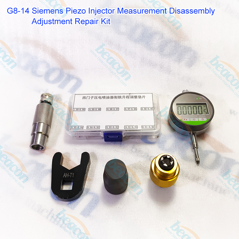 {G8-14 Siemens VDO Piezo Common Rail Injector Measuring Dismantling Repair Tool Kit}