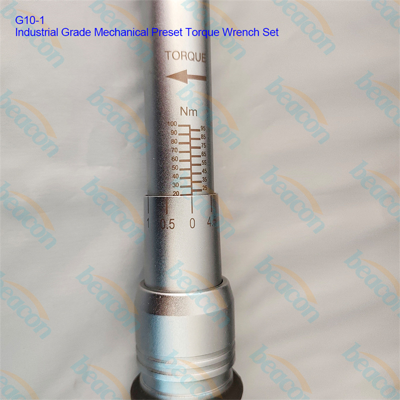 {G10-1 Industrial Preset Click Torque Wrench Set CJW-20 4-20Nm}
