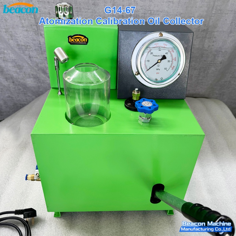 diesel injector atomization tester,fuel mist catcher,injector oil collector
