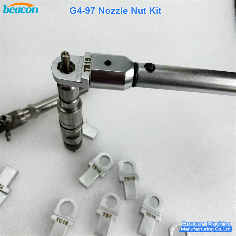injector nozzle cap nut socket,diesel injector wrench set,common rail dismantling tool