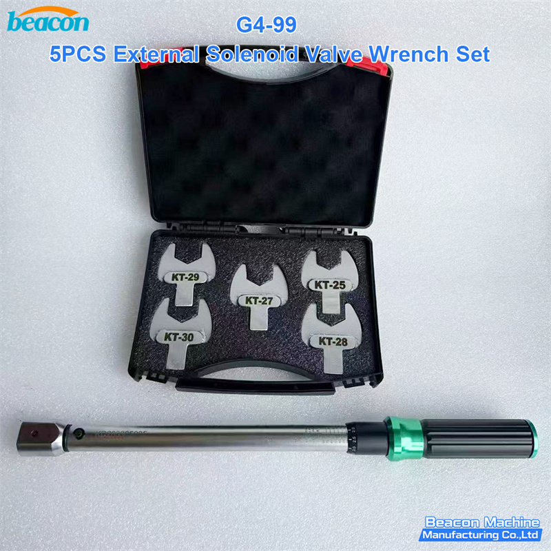 {Diesel Common Rail Injector External Solenoid Valve Wrench Socket Tool Kit Fuel Injector Repair Dismantling Wrench Set 5 Pieces G4-99}