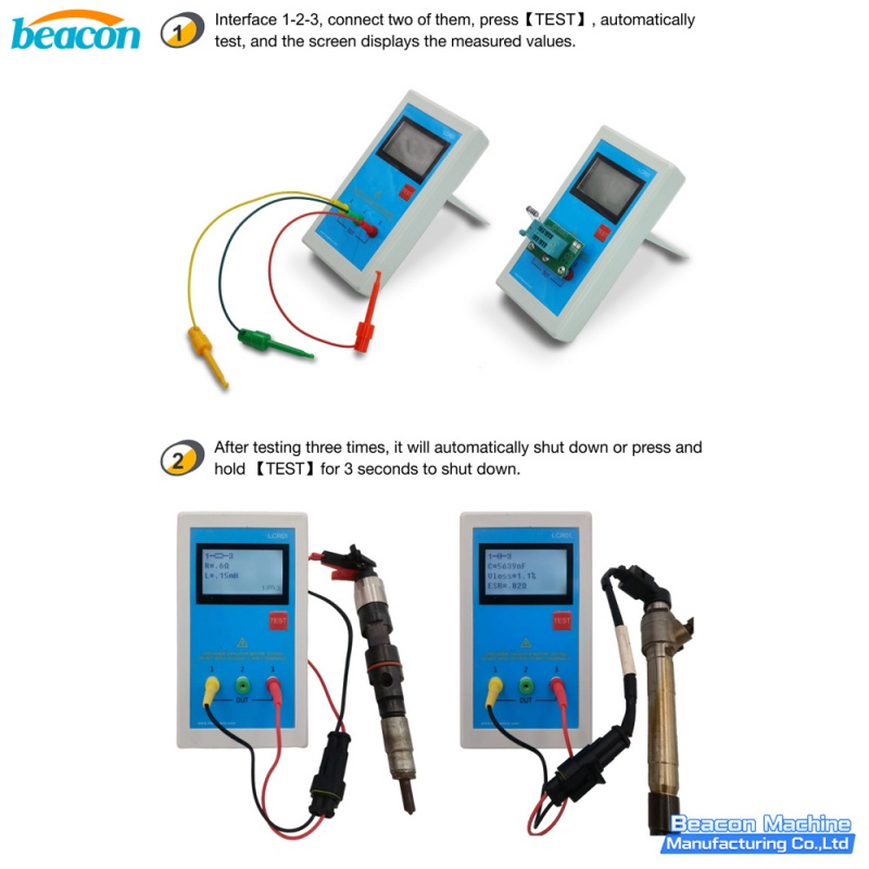 common rail injector lcr tester,injector inductance meter,piezo injector tester