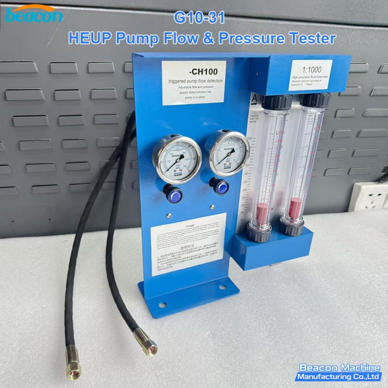 {Caterpillar CAT HEUI Fuel Injection Pump Flow Rate Pressure Tester Common Rail Actuation Pump Diagnostic Tool G10-31}