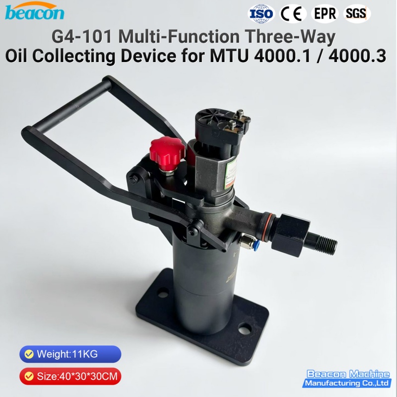 mtu fuel return oil collector,diesel injector return flow device,three way oil collector tool