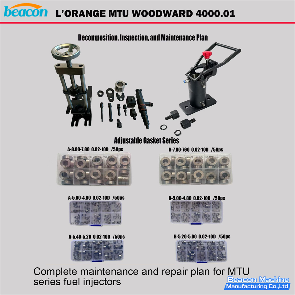 {MTU 4000 Series Fuel Injector Dismantling Maintenance Tool Kit Diesel Engine Common Rail Repair Tools Set G4-102}