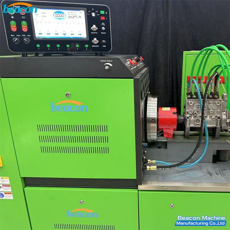 diesel injection pump test bench, injection pump tester, fuel injection pump testing machine, diesel pump calibration bench, VE pump test bench, distributor pump tester, mechanical governor tester, injection pump testing equipment, diesel fuel injection pump tester, pump test machine