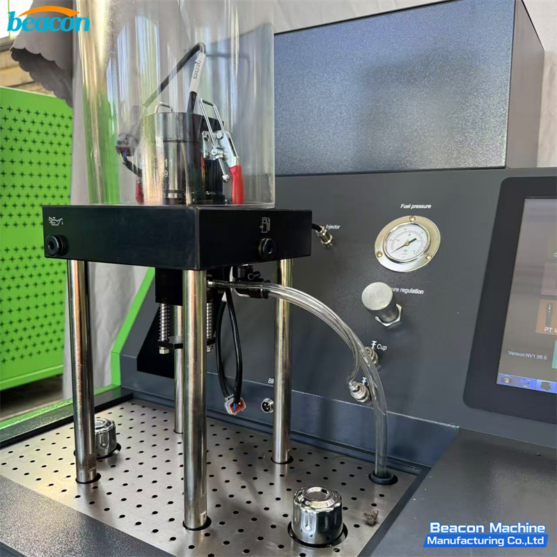 HEUI injector test bench, CAT C7 C9 injector tester, 3126B HEUI injector test bench, HEUI common rail injector tester, CAT HEUI injector testing equipment, diesel injector test bench, HEUI injector fixture, common rail injector test machine, HEUI test bench for CAT, injector testing equipment