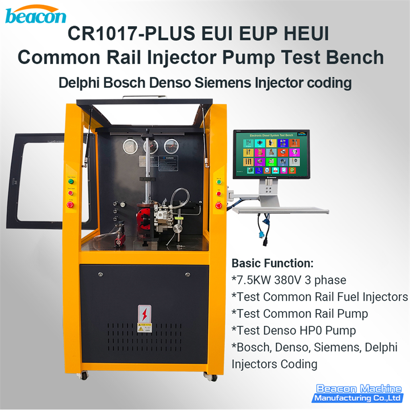 common rail injector test bench, common rail pump test bench, injector coding tester, denso HP0 pump tester
