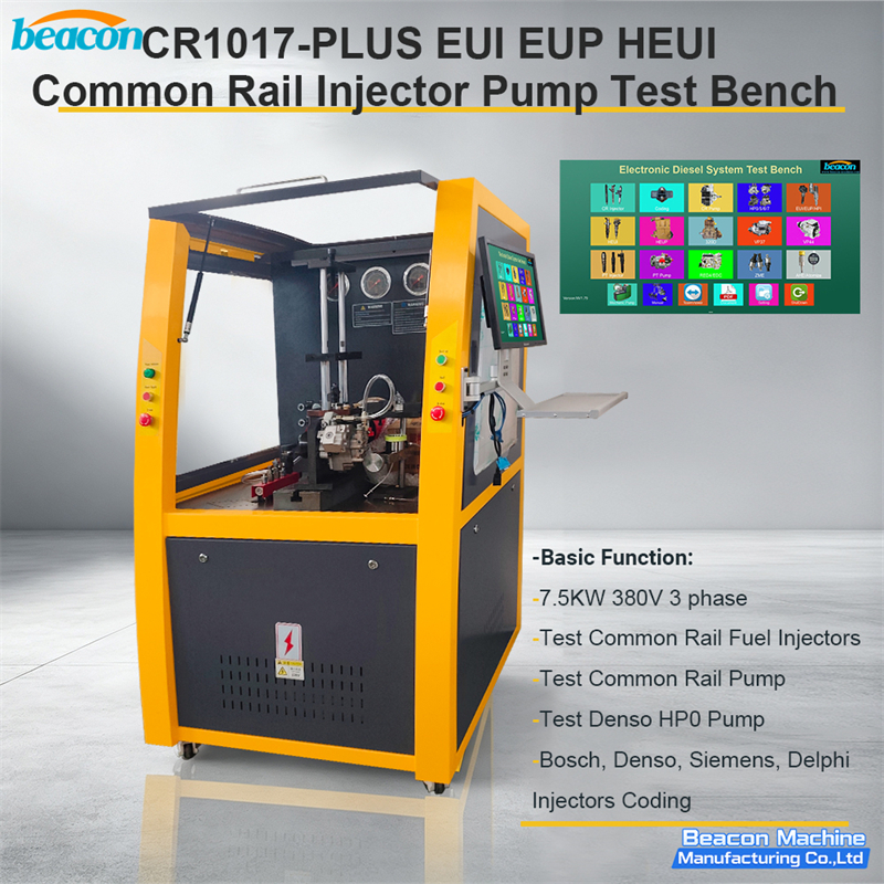common rail injector test bench, common rail pump test bench, injector coding tester, denso HP0 pump tester