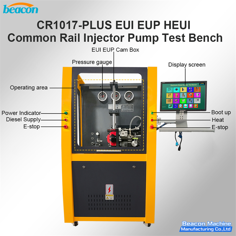 common rail injector test bench, common rail pump test bench, injector coding tester, denso HP0 pump tester
