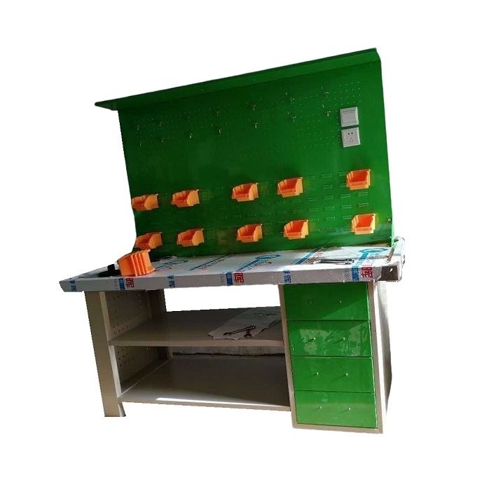 Automotive Workshop Bench, Engine Repair Table, Industrial Garage Workstation