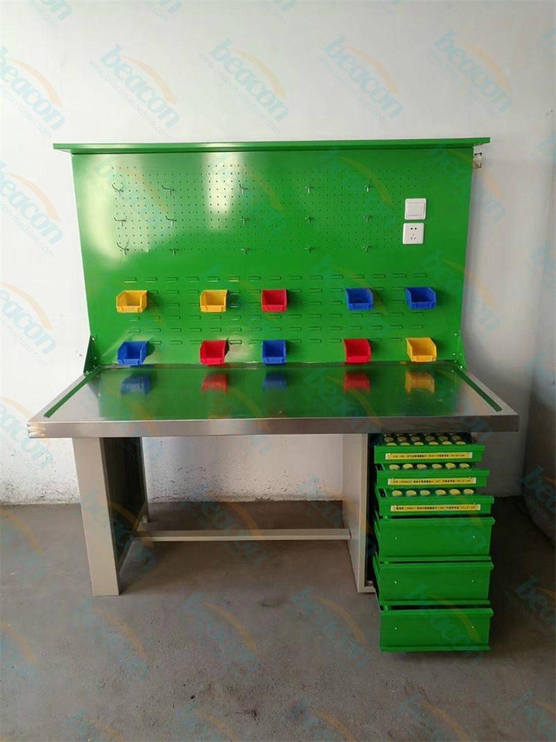 Injector Assembly Bench, Diesel Service Workstation, Precision Repair Table