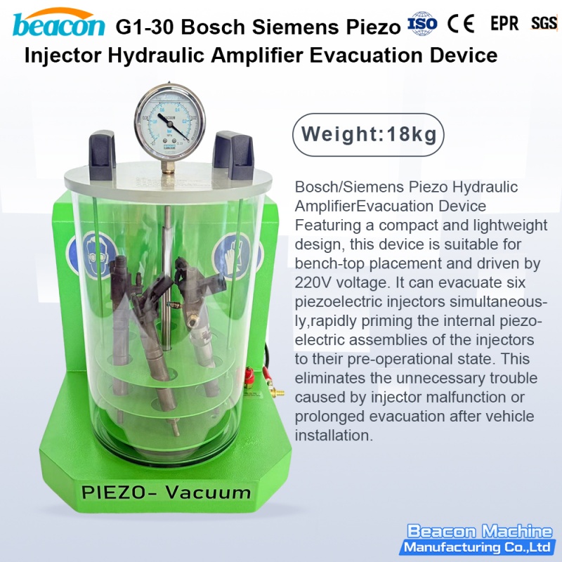 Piezo Injector Vacuum, Hydraulic Coupler Tool, Diesel Air Bleeding Kit