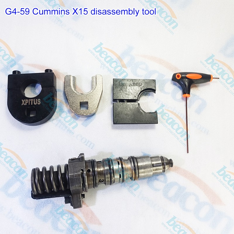 Cummins X15 Tool, Fuel System Dismantling, Diesel Injector Removal