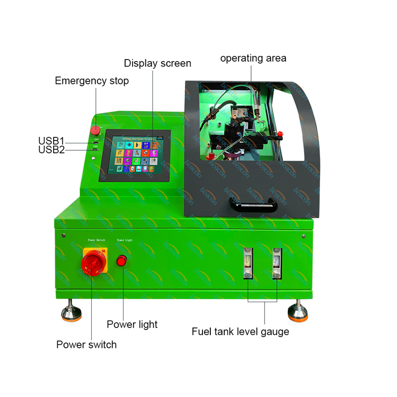 EPS211 Test Bench, Common Rail Injector Tester, BIP Function Diagnostic