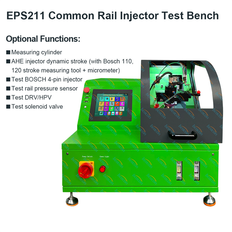 EPS211 Test Bench, Common Rail Injector Tester, BIP Function Diagnostic